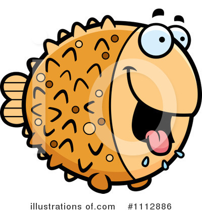 Royalty-Free (RF) Blowfish Clipart Illustration by Cory Thoman - Stock Sample #1112886