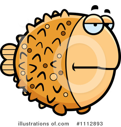 Royalty-Free (RF) Blowfish Clipart Illustration by Cory Thoman - Stock Sample #1112893