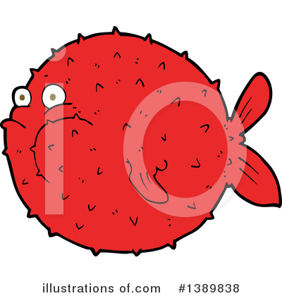 Royalty-Free (RF) Blowfish Clipart Illustration by lineartestpilot - Stock Sample #1389838