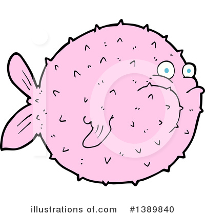 Royalty-Free (RF) Blowfish Clipart Illustration by lineartestpilot - Stock Sample #1389840