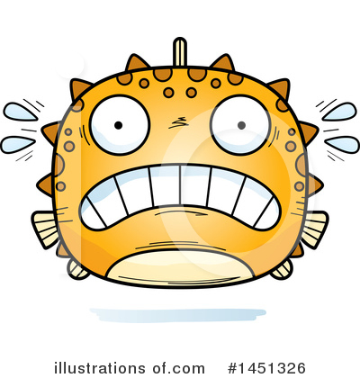 Royalty-Free (RF) Blowfish Clipart Illustration by Cory Thoman - Stock Sample #1451326