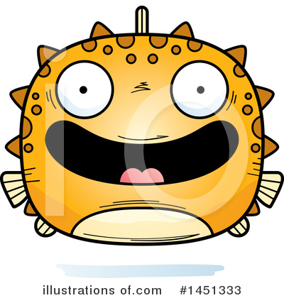 Royalty-Free (RF) Blowfish Clipart Illustration by Cory Thoman - Stock Sample #1451333