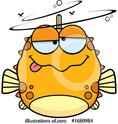 Royalty-Free (RF) Blowfish Clipart Illustration by Cory Thoman - Stock Sample #1680984