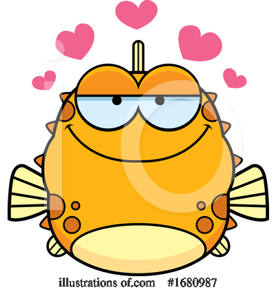 Royalty-Free (RF) Blowfish Clipart Illustration by Cory Thoman - Stock Sample #1680987