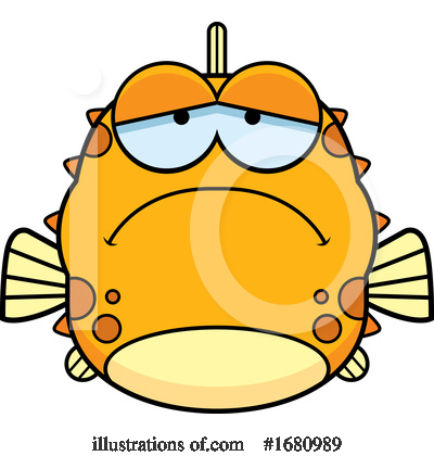Royalty-Free (RF) Blowfish Clipart Illustration by Cory Thoman - Stock Sample #1680989