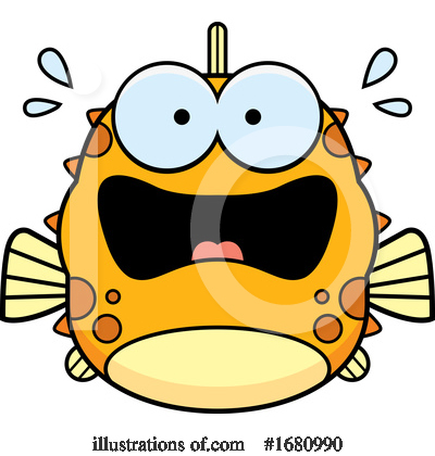 Royalty-Free (RF) Blowfish Clipart Illustration by Cory Thoman - Stock Sample #1680990