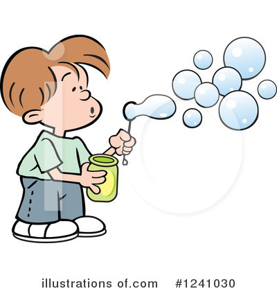 Royalty-Free (RF) Blowing Bubbles Clipart Illustration by Johnny Sajem - Stock Sample #1241030
