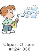 Blowing Bubbles Clipart #1241030 by Johnny Sajem