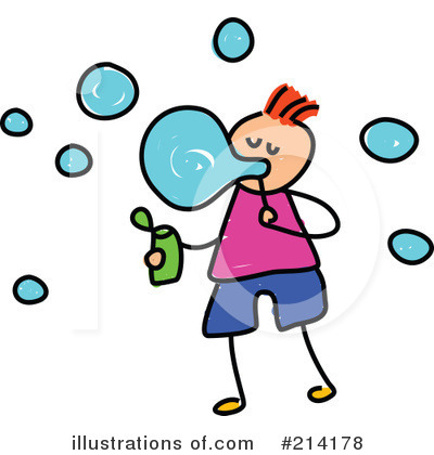 Royalty-Free (RF) Blowing Bubbles Clipart Illustration by Prawny - Stock Sample #214178
