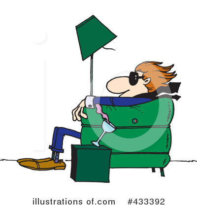 Royalty-Free (RF) Blown Away Clipart Illustration by toonaday - Stock Sample #433392