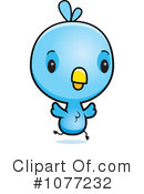 Blue Bird Clipart #1077232 by Cory Thoman