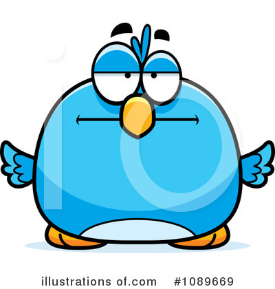 Blue Bird Clipart #1089669 by Cory Thoman