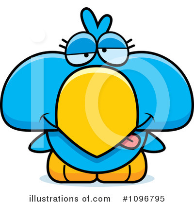 Royalty-Free (RF) Blue Bird Clipart Illustration by Cory Thoman - Stock Sample #1096795