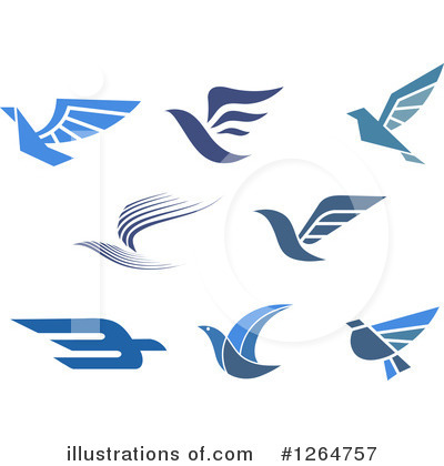 Bluebird Clipart #1264757 by Vector Tradition SM