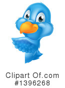 Blue Bird Clipart #1396268 by AtStockIllustration