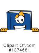 Blue Book Clipart #1374681 by Mascot Junction