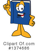 Blue Book Clipart #1374686 by Mascot Junction