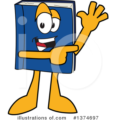 Blue Book Clipart #1374697 by Toons4Biz