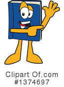 Blue Book Clipart #1374697 by Mascot Junction