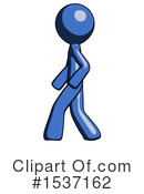 Blue Design Mascot Clipart #1537162 by Leo Blanchette