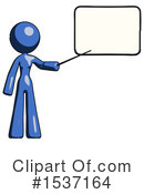Blue Design Mascot Clipart #1537164 by Leo Blanchette