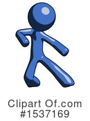 Blue Design Mascot Clipart #1537169 by Leo Blanchette