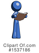 Blue Design Mascot Clipart #1537186 by Leo Blanchette