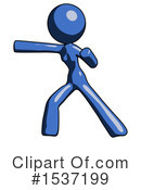 Blue Design Mascot Clipart #1537199 by Leo Blanchette