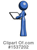 Blue Design Mascot Clipart #1537202 by Leo Blanchette