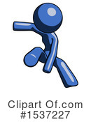 Blue Design Mascot Clipart #1537227 by Leo Blanchette