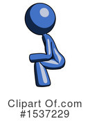 Blue Design Mascot Clipart #1537229 by Leo Blanchette