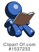Blue Design Mascot Clipart #1537233 by Leo Blanchette