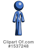 Blue Design Mascot Clipart #1537248 by Leo Blanchette