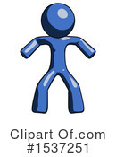 Blue Design Mascot Clipart #1537251 by Leo Blanchette