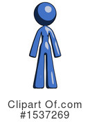 Blue Design Mascot Clipart #1537269 by Leo Blanchette