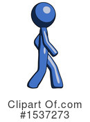 Blue Design Mascot Clipart #1537273 by Leo Blanchette
