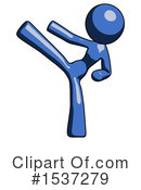 Blue Design Mascot Clipart #1537279 by Leo Blanchette