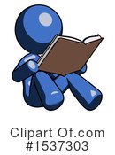 Blue Design Mascot Clipart #1537303 by Leo Blanchette