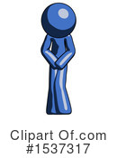 Blue Design Mascot Clipart #1537317 by Leo Blanchette