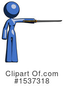 Blue Design Mascot Clipart #1537318 by Leo Blanchette