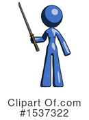 Blue Design Mascot Clipart #1537322 by Leo Blanchette