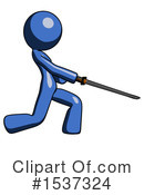 Blue Design Mascot Clipart #1537324 by Leo Blanchette