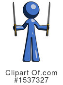 Blue Design Mascot Clipart #1537327 by Leo Blanchette