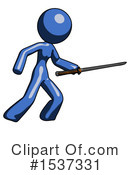 Blue Design Mascot Clipart #1537331 by Leo Blanchette