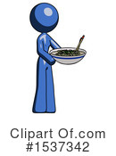 Blue Design Mascot Clipart #1537342 by Leo Blanchette
