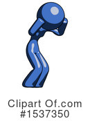 Blue Design Mascot Clipart #1537350 by Leo Blanchette