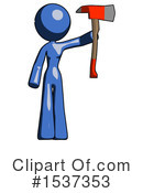 Blue Design Mascot Clipart #1537353 by Leo Blanchette