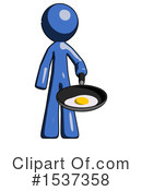 Blue Design Mascot Clipart #1537358 by Leo Blanchette