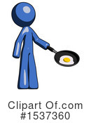 Blue Design Mascot Clipart #1537360 by Leo Blanchette
