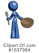 Blue Design Mascot Clipart #1537364 by Leo Blanchette